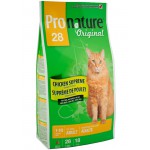 Корм Pronature 28 для кошек с курицей
